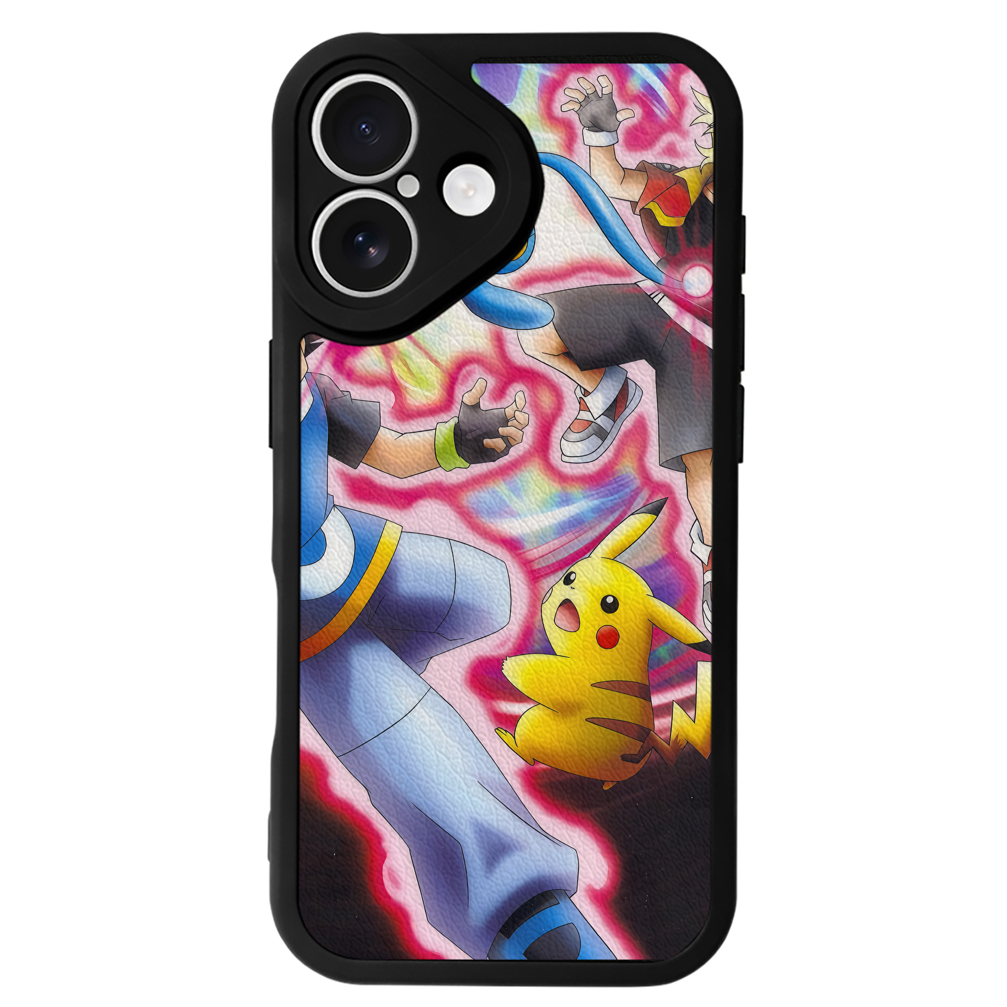 （画像用） ポケットモンスター Pokémon 【iPhone 16シリーズ対応】シリコンスマホケース（レザー調） 材質：シリコン